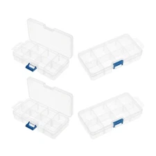 Utoolmart 4 Pcs Tool Box Tool Organizer Plastic Hardware Box Storage for Hard...