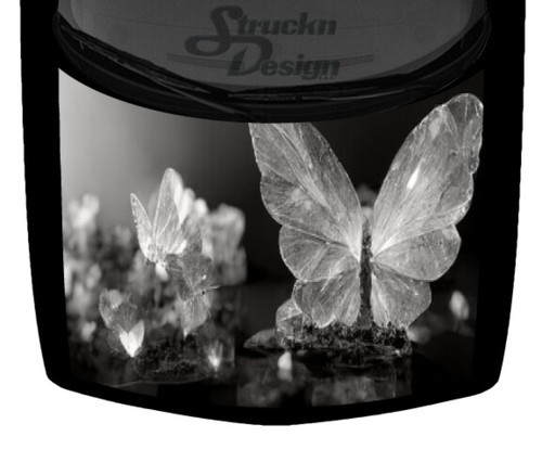 Autocollant Vinyle '5.4 L' Pour Capot De Camion - Dimensions 2" X 5.2" - Blanche Brillante - Avery Dennison