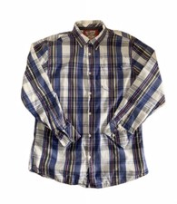 Mens Joe Browns Multicolored Checked Shirt Long Sleeve Vintage Original Large