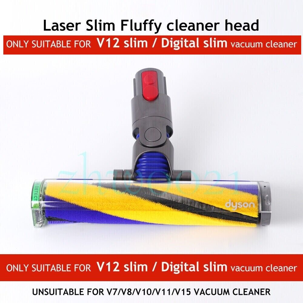 ダイソン 純正品 v12 Laser Slim Fluffy 486047 Dyson V12 Detect Laser Slim Fluffy Cleaner Head 486047 compatible