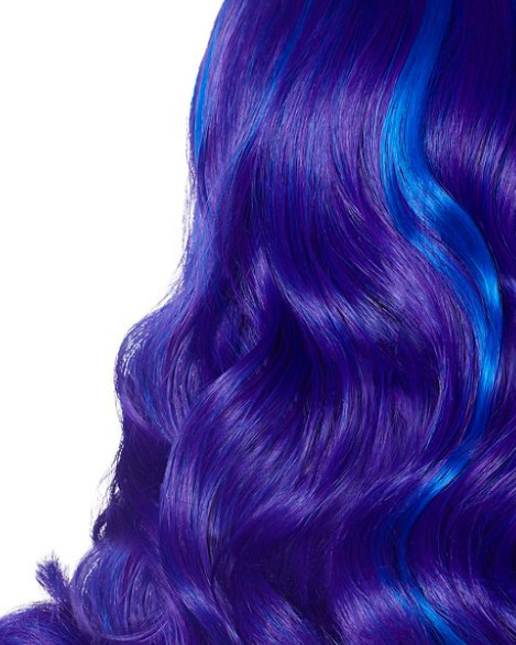 Disney Descendants 3 Mal Blue Purple Cosplay Wig