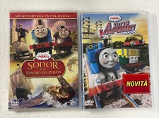 IL TRENINO THOMAS - A TUTTO VAPORE+SODOR e il tesoro dei pirati - 2 dvd - nuovi