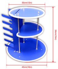 Enhanced Desktop 3 Layers Spinning Squeegee Rack for Screen Printing USA