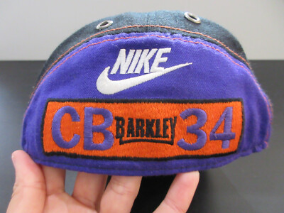 VINTAGE Nike Hat Cap Fitted Adult Medium Charles Barkley Godzilla