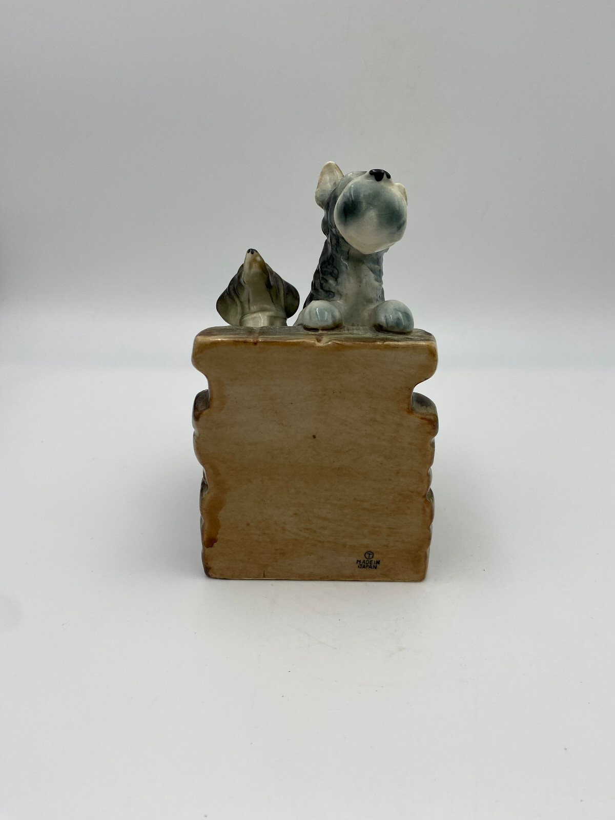 Vintage Scotty Dog and Friend Begging Ceramic Bookend Japan eBay