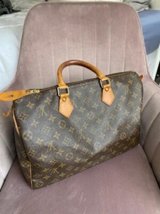 louis vuitton brown speedy bolsa