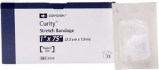 Kendal Curity Gauze Roll Bandage Sterle 1'' 12/Box 12 Count (Pack of 1) 
