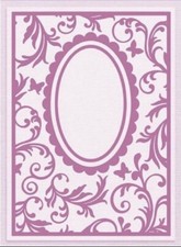 Crafter's Companion Embossing Folder Filigree Frame Butterfly Lullaby 5 x 7