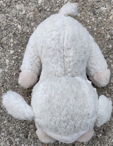 Vintage Dan Brechner White/Pink Plush 9" Lamb Sheep - Made in Korea - Picture 4 of 6
