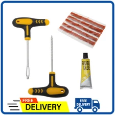 3-in-1 Tire Repair Kit, Flat Tire Puncture Repair Kit Rubber Wheel Repair Tool