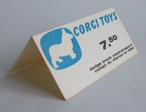 Rare 1960's Dutch Corgi Toys Shop Display, No. 484, Dodge Truck Superb - Picture 2 of 4