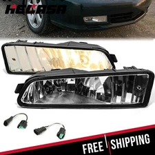 For 2002-2003 Acura TL Bumper Fog Lights Driving Lamps+Bulbs aftermarket Pair
