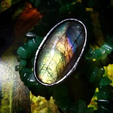 Labradorite Magical Healing Ancient Ring
