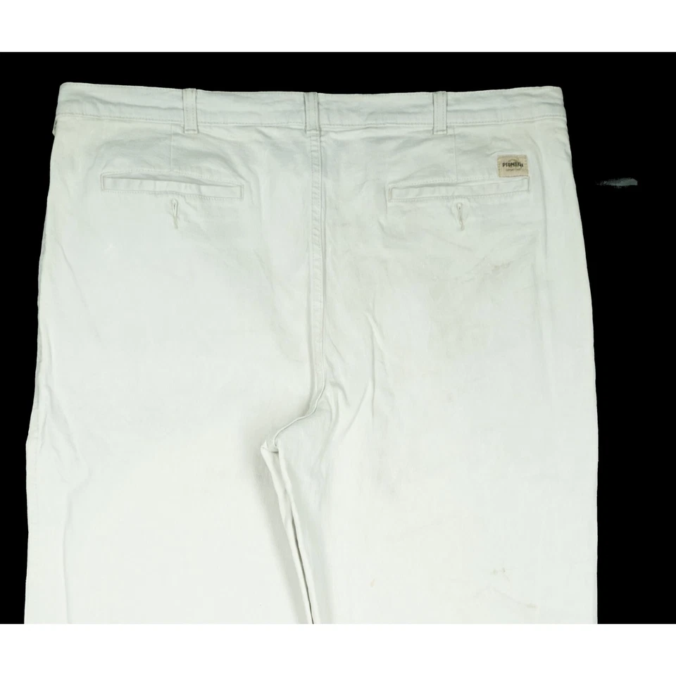 Pioneer Sportive Men's Jeans Pants Stretch Chino Relaxed 58 W42 L32 Gray Ü+Size - Image 4 of 4