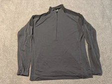 Smartwool Shirt Mens XL Gray 1/4 Zip Base Layer Merino Wool 1/2 Running Skiing 