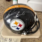 Pittsburgh Steelers autographed signed mini helmet COA Rod Woodson