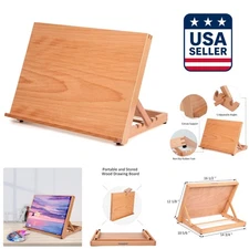 Lightweight Beech Wood Drawing Easel, 16.5" x 12.1" - Perfect for Creativity