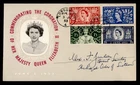 DR WHO 1953 GB FDC QEII CORONATION COMBO LONDON M74812
