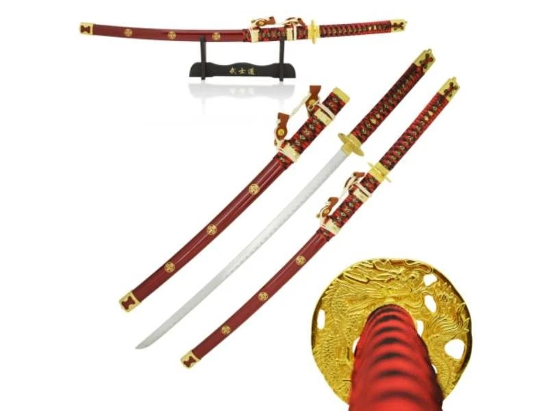 红色半收藏日本刀剑、军刀| eBay