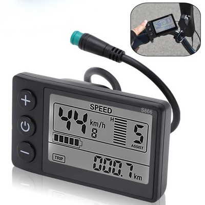 For E-Bike LCD Display 24V/36V/48V Display E-Bicycle MTB Part Electric Bike 2024