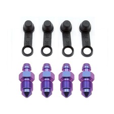For Volvo S60 R MK1 2003-2010 Rear Bleed Screw Kit PURPLE TITANIUM (For Brembo)