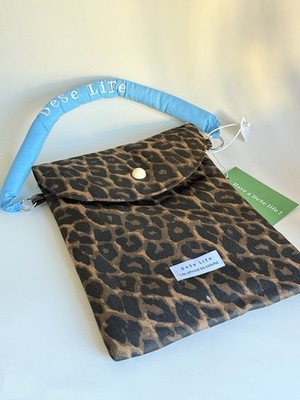 Leopard Tablet Laptop Sleeve Bag DeSe Life Cotton Padded Handle Case New