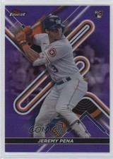 2022 Topps Finest Purple Refractor 60/250 Jeremy Pena #9 17ph