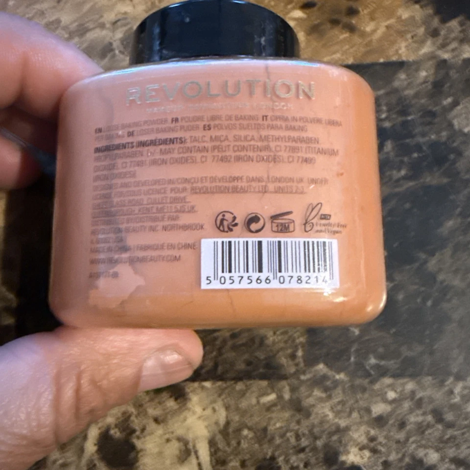 Makeup Revolution Baking Powder Orange 1.12 oz Full size NEW - Image 3 of 4