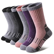 Kids Merino Wool Hiking Socks Boys Girls Toddlers Winter 4-7 Years Wool Socks