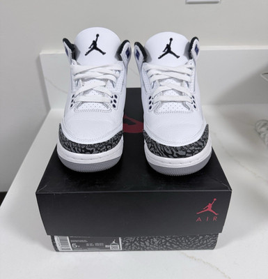 Air Jordan 3 Retro GS 'Dark Iris' US Youth's 5 / Good Condition