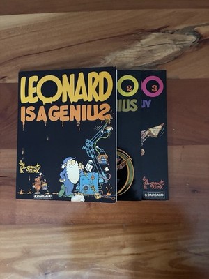 LEONARDO IS A GENIUS 1-3 English Paperback (Dargaud 1978)