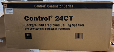 JBL Control 24CT Background/Foreground Ceiling Speaker White 70V/100V (One Pair)