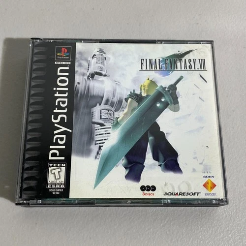Final Fantasy VII Square Enix (PlayStation 1 Game, 1997) T-Teen