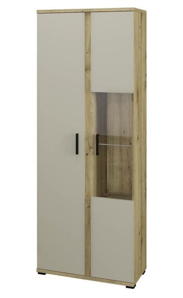 Vitrine Mit Beleuchtung Vitrinenschrank Standvitrine Hochschrank Schrank Artisan-image