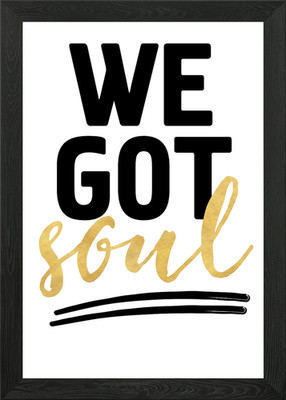 We got Soul Framed Wall Art Poster Canvas Print Picture
