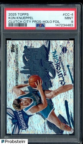 2025 Topps Chrome Update Kon Knueppel Base (PSA 9)