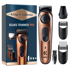 Gillette P_12029King C. Beard Trimmer PRO With Precision Wheel