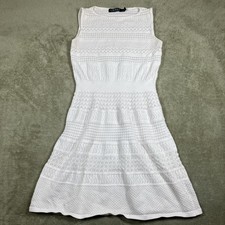 Lauren Ralph Lauren Womens Petite M Crochet Dress Boho Bridal MSRP $129