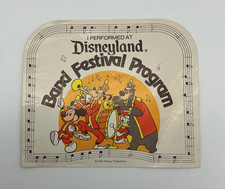 Walt Disney Prod. Sticker   I Performed At Di...