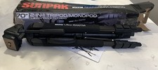 Sunpak - PlatinumPlus Ultra 7000 2-in-1  70" Tripod and Monopod- Black