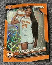 2025 Panini Prizm WNBA Orange Lazer RC Aneesah Morrow #146 Connecticut Sun