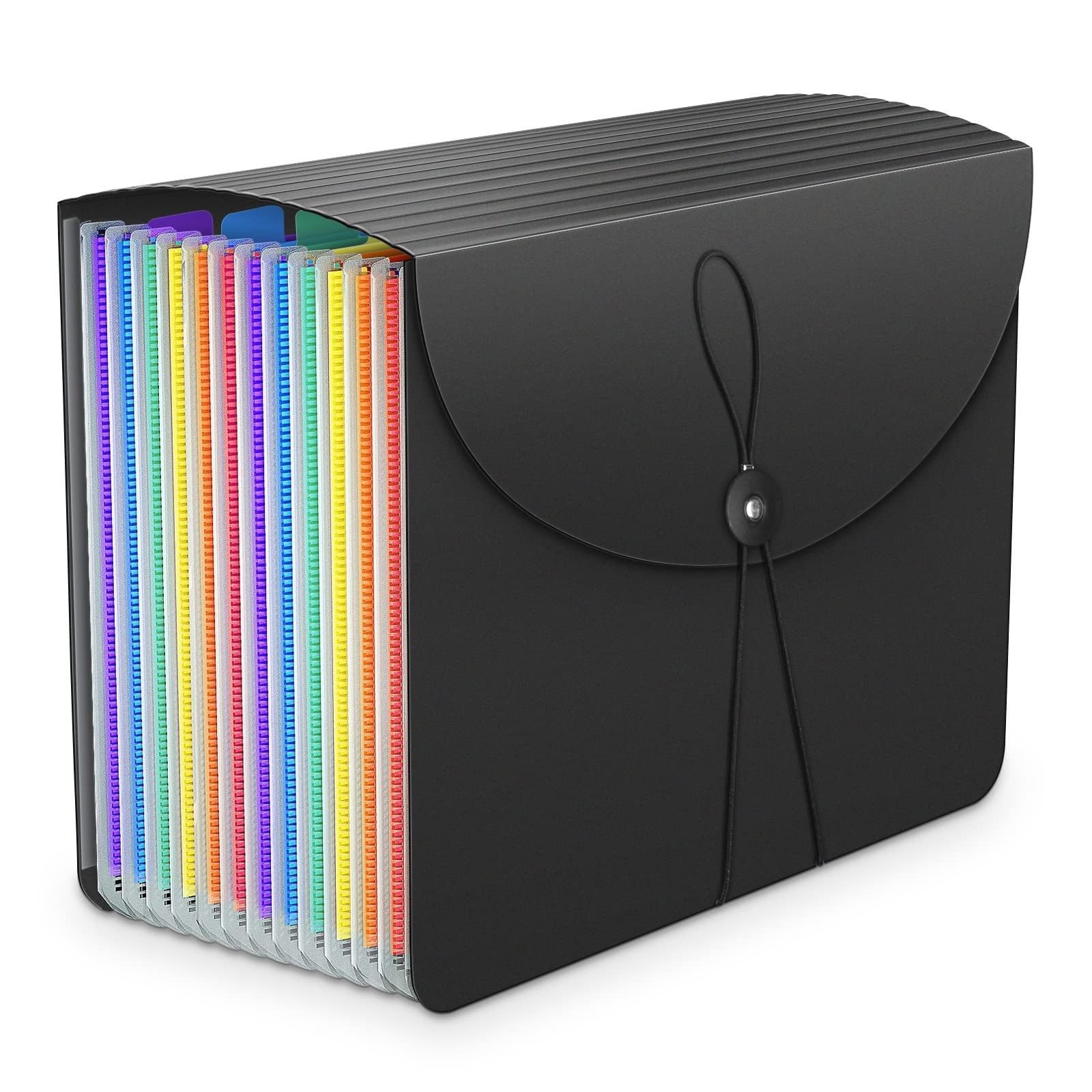 Expandable A4 File Organiser with 13 Pockets Concertina Document Folder Box