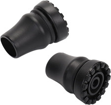 2-Pack Rubber Cane Tips 3/4 Inch 5/8 Inch 7/8 Inch Heavy Duty Walking Cane Tips