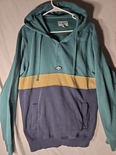Billabong Wave Washed 1/2 Zip Pullover Hoodie Men  s Large