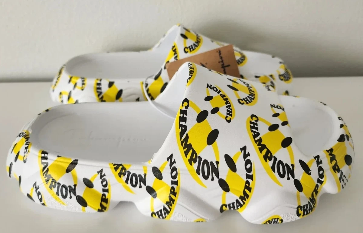 Champion slides yellow sale