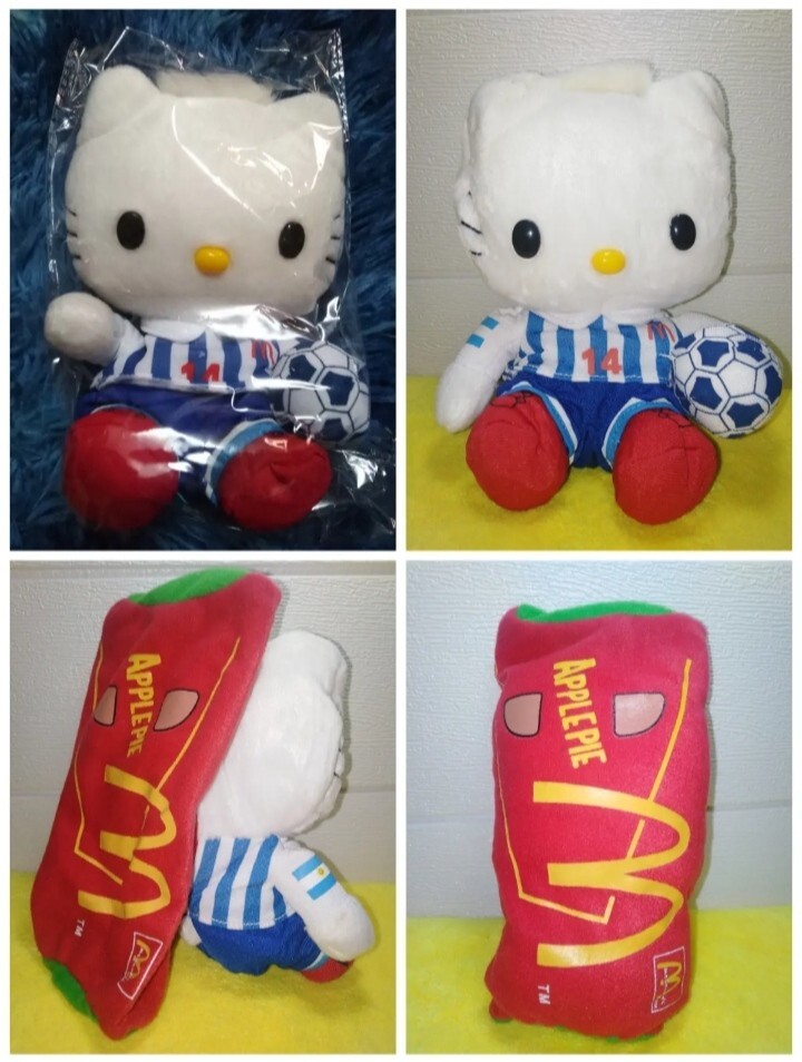 RARE! Vintage Hello Kitty Reversible McDonald's FIFA 2002 Complete