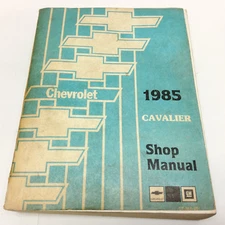 1985 Chevrolet Cavalier Factory Original Service Manual