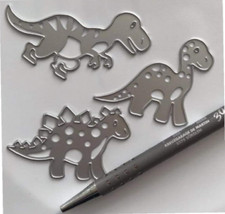 3pcs Dinosaurs Metal Cutting Dies Decoration Embossing Stencils Paper Card Craft