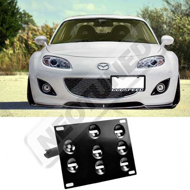 For Mazda Miata 0913 Front Bumper Tow Hook License Plate Mounting
