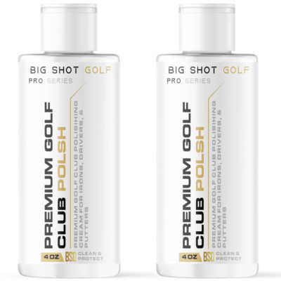2 Pack : BSG's Pro Golf Club Polish, Removes Scuffs, Grime, Makes Clubs Shine 